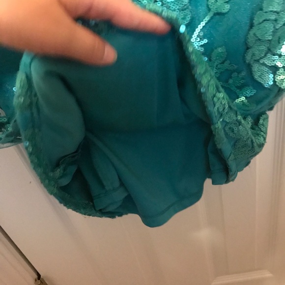 Green cocktail dress - Picture 4 of 6